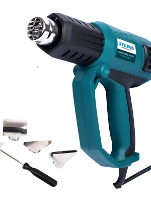 AKCE XT Horkovzdušná pistole s regulací 2000 W + příslušenství 5 dílů XTLINE