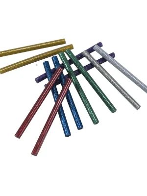 Lepicí tavné tyčinky barevné třpytivé 7x100 mm (12ks) XTLINE