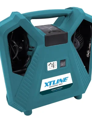 AKCE XT Kompresor bezolejový 1100 W + příslušenství 8 dílů XTLINE