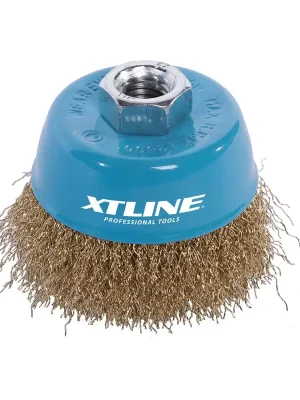 Kartáč hrnkový vlnitý M14 75 mm XTLINE