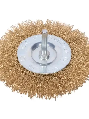 Kartáč radiální vlnitý, válcová stopka 100 mm XTLINE