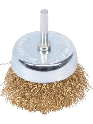 Kartáč hrnkový vlnitý, válcová stopka 65 mm XTLINE