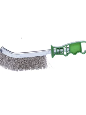 Kartáč nerezový vlnitý 270 mm, plastová rukojeť XTLINE