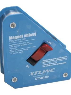 Magnet úhlový s vypínačem 34 kg / 130x152x28 mm XTLINE
