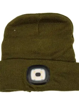 Čepice se svítilnou zelená XTLINE