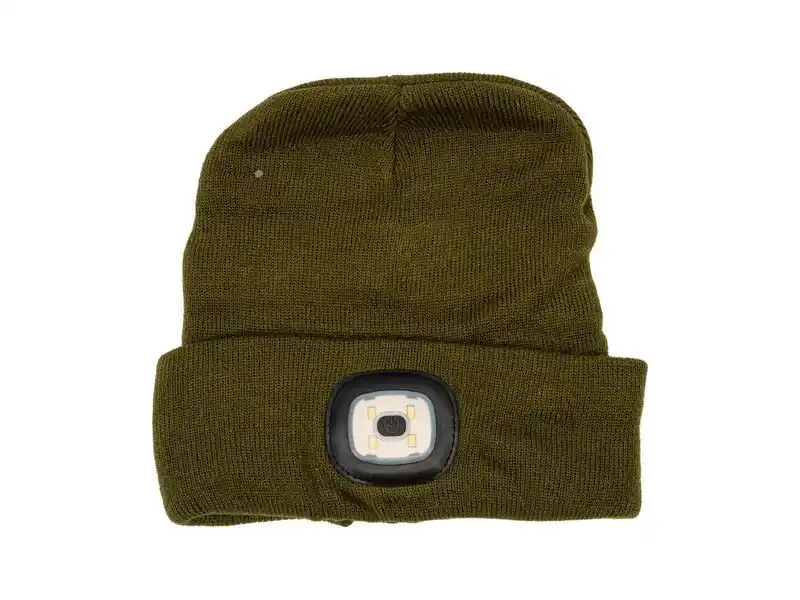 Čepice se svítilnou zelená XTLINE