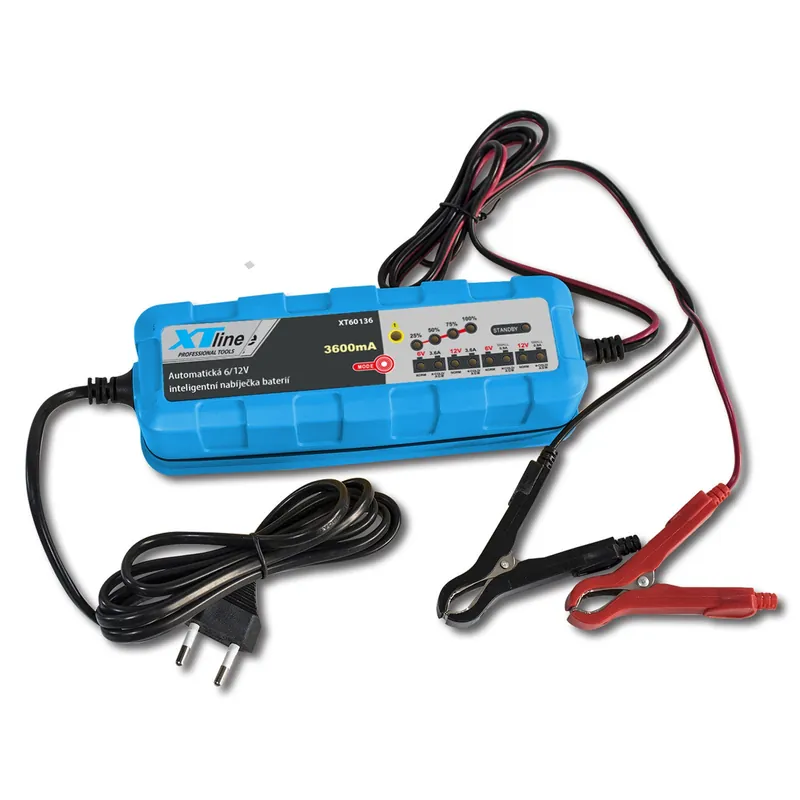 AKCE XT Nabíječka autobaterií 6 V / 12 V XTLINE