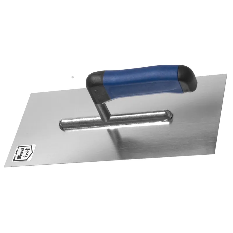 Hladítko nerezové rovné softgrip 270x127 mm STAVTOOL