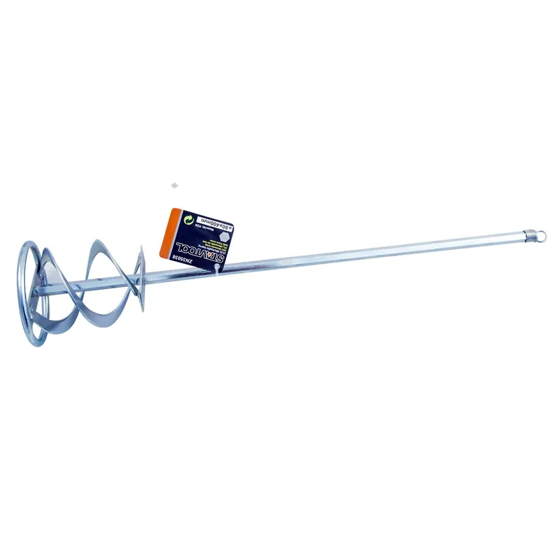 Míchadlo s kruhem pozinkované, šestihranná stopka 80x400 mm STAVTOOL