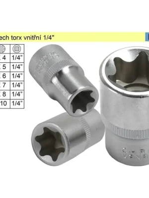 Gola ořech torx _ vnitřní E8 / 1/4"