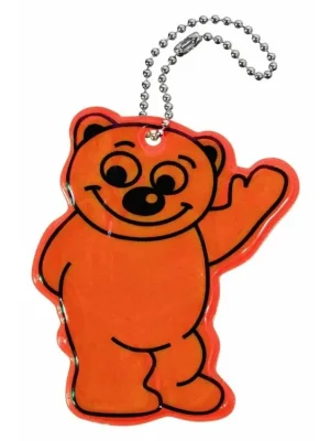 Přívěšek reflexní BEAR - oranžový
