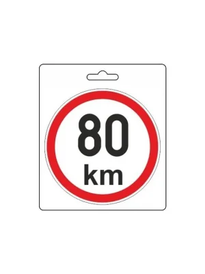 Samolepka omezená rychlost 80km/h (110 mm)