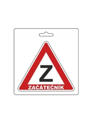 Samolepka ZAČÁTEČNÍK (105 x 120 mm)