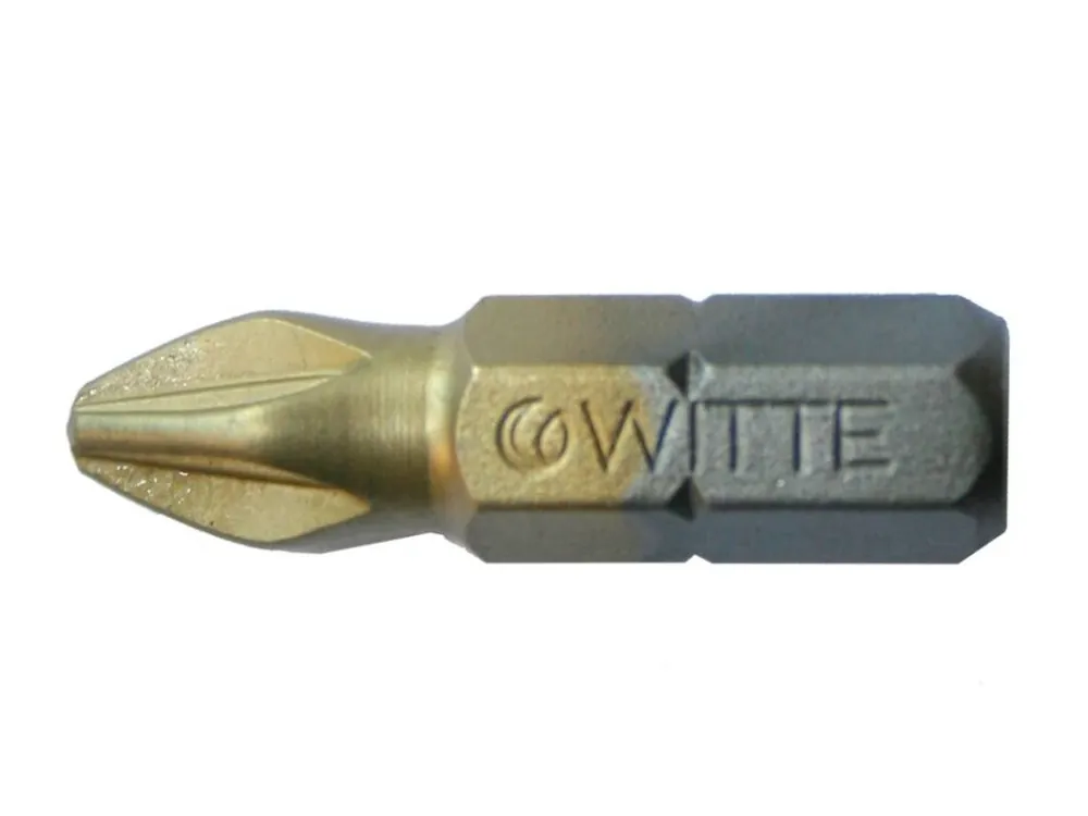 WITTE bit PZ1x25mm 1/4" TiN