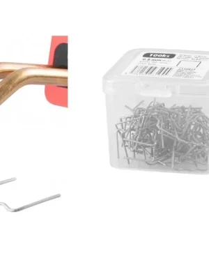 STREND PRO spona - vlnka plochá 0,8mm - pro svářečku plastů, 100 ks