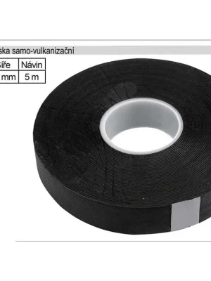 Izolační páska elektrikářská samovulkanizační 19mm délka 5m černá