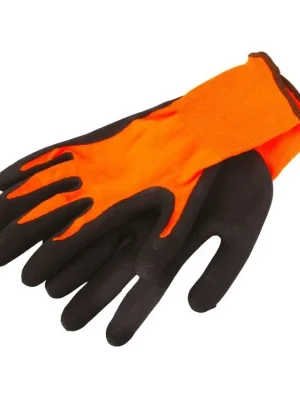Rukavice polyesterové polomáčené v Latexu velikost 9"/L