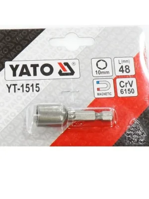 Klíč nástavec nástrčný magnetický 1/4" 13 x 48 mm CrV blistr