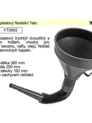 Trychtýř flexibilní plastový Yato