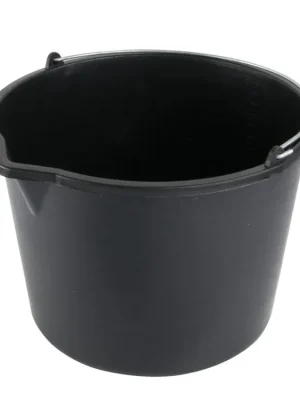 Vědro plastové černé 20 L s výlevkou