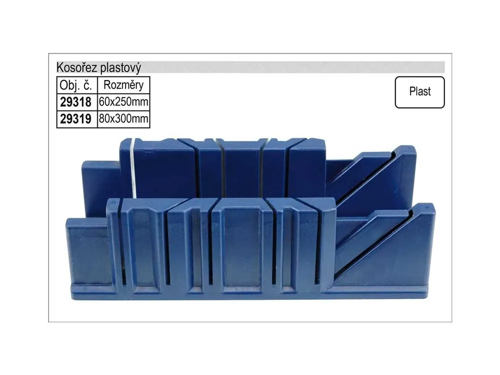 Kosořez plastový 60x250mm