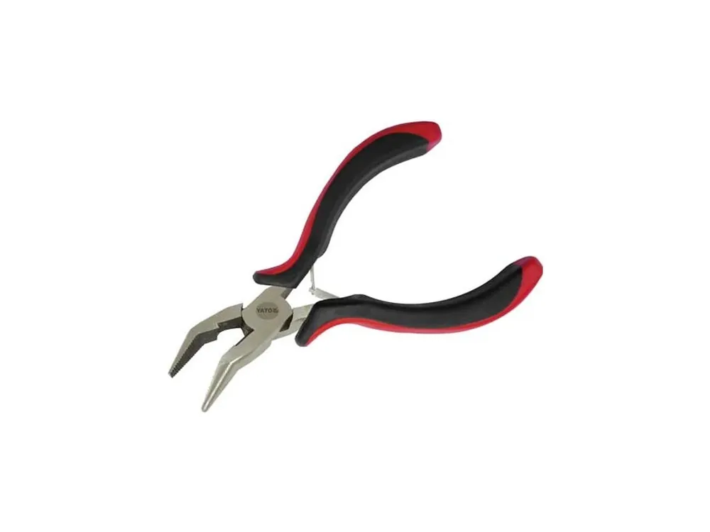Mini kleště YATO půlkulaté zahnuté 115 mm