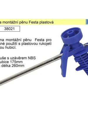 Pistole na montážní pěnu Festa plastová