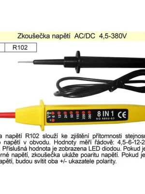 Zkoušečka napětí AC/DC 4,5-380V