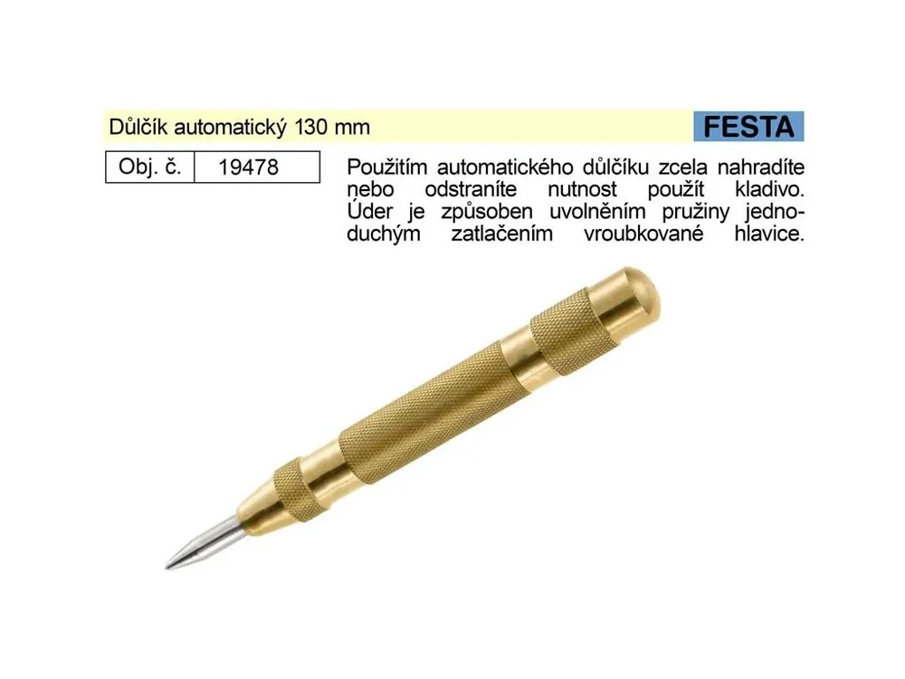 FESTA Důlčík automatický 130 mm