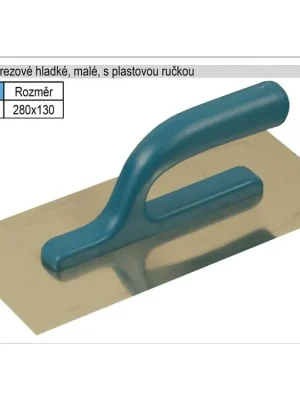 Hladítko nerezové 280x130mm s plastovou rukojetí