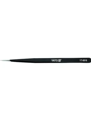 Pinzeta nerezová špičatá s antistatickým povlakem 140mm Yato