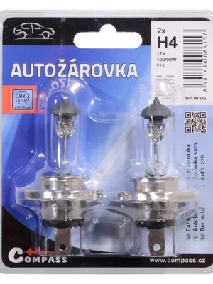 Žárovka 12V H4 100/90W P43t blister 2ks