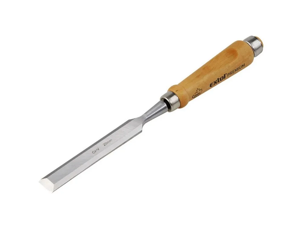 dláto s kvalitní bukovou rukojetí, 32mm, délka 290mm, CrV, EXTOL PREMIUM