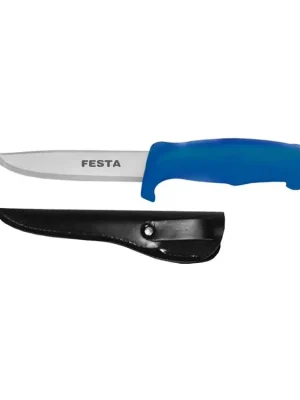 Dýka - technický nůž v kožené pochvě, délka 210mm