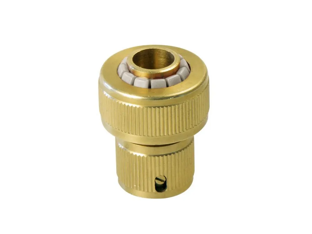 rychlospojka na hadici, 3/4", STOP ventil, MOSAZ, EXTOL PREMIUM