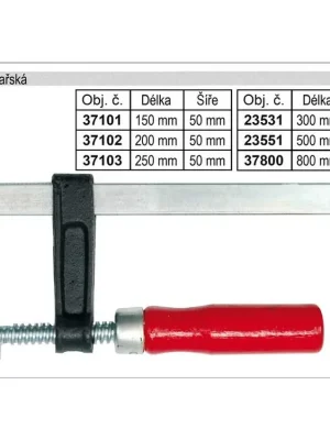 Svěrka stolařská 300x120mm