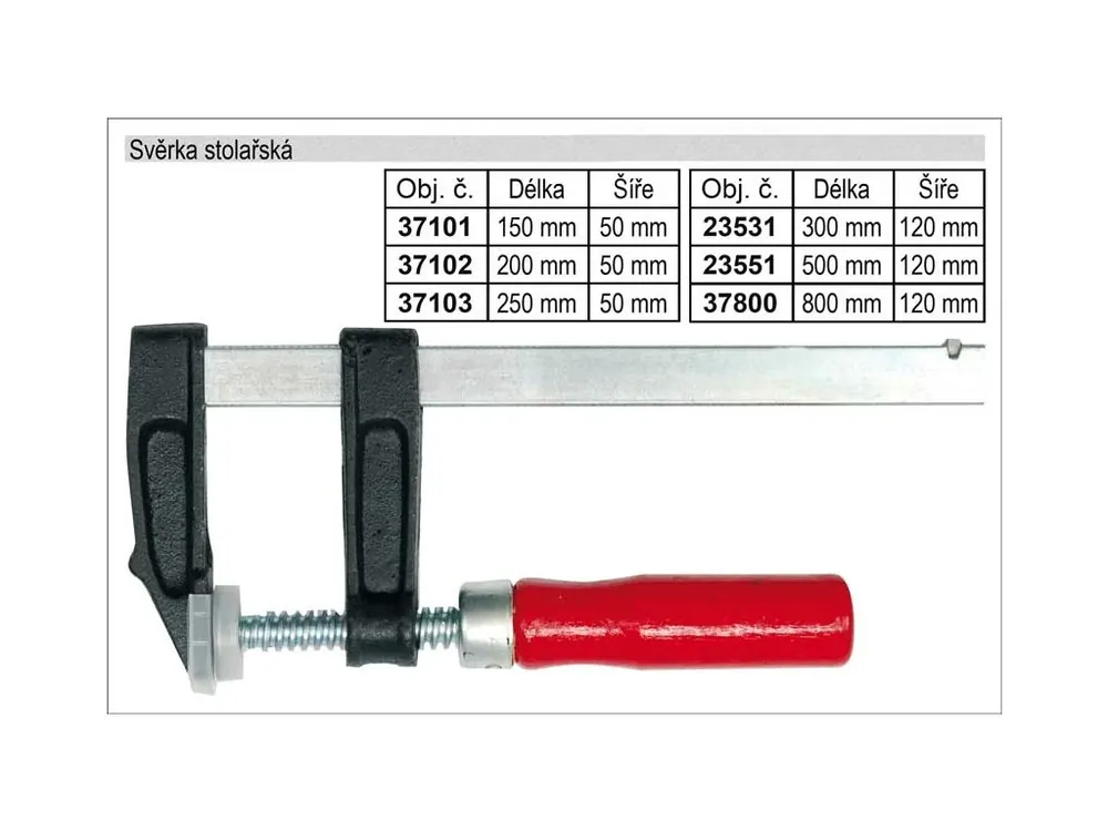 Svěrka stolařská 300x120mm