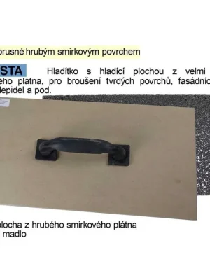 FESTA Hladítko brusné 400x200mm s hrubým smirkovým povrchem P16