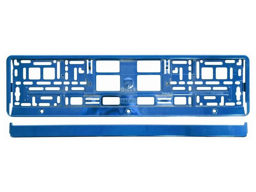 Podložka pod SPZ BLUE metallic