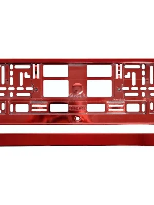 Podložka pod SPZ RED metallic