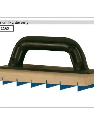 Škrabák na staré omítky dřevěný 220x145mm