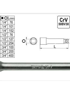 Prodloužení 3/4" délka 100mm