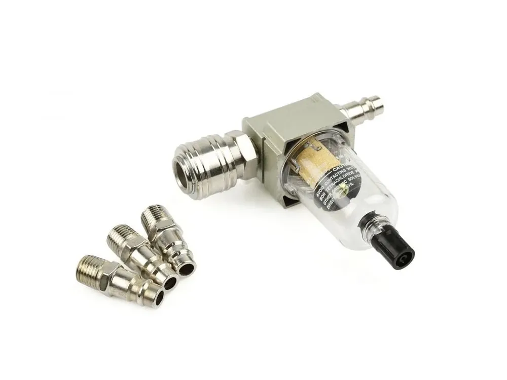 Vzduchový filtr s odlučovačem vody 1/4" GEKO