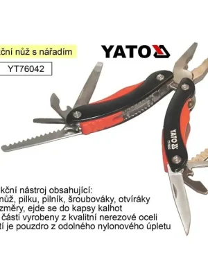 Multifunkční nůž s nářadím Yato