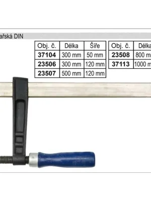 Svěrka stolařská  DIN  300x120mm