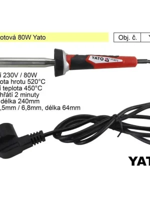 Pájka hrotová 80W Yato YT-8273