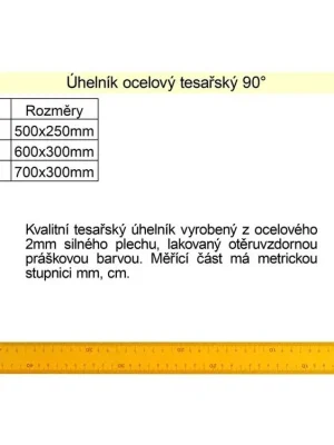 Úhelník tesařský 600x300mm