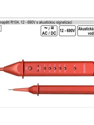 Zkoušečka napětí AC/DC 12-400V s testem vodivosti