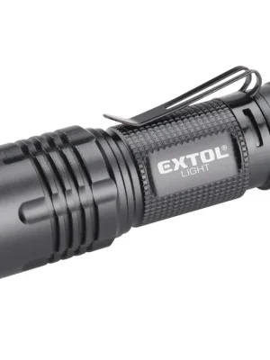 EXTOL LIGHT svítilna 400lm, zoom, USB nabíjení, CREE XTE 5W 43143