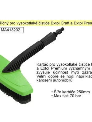 Kartáč příčný pro vysokotlaké čističe Extol